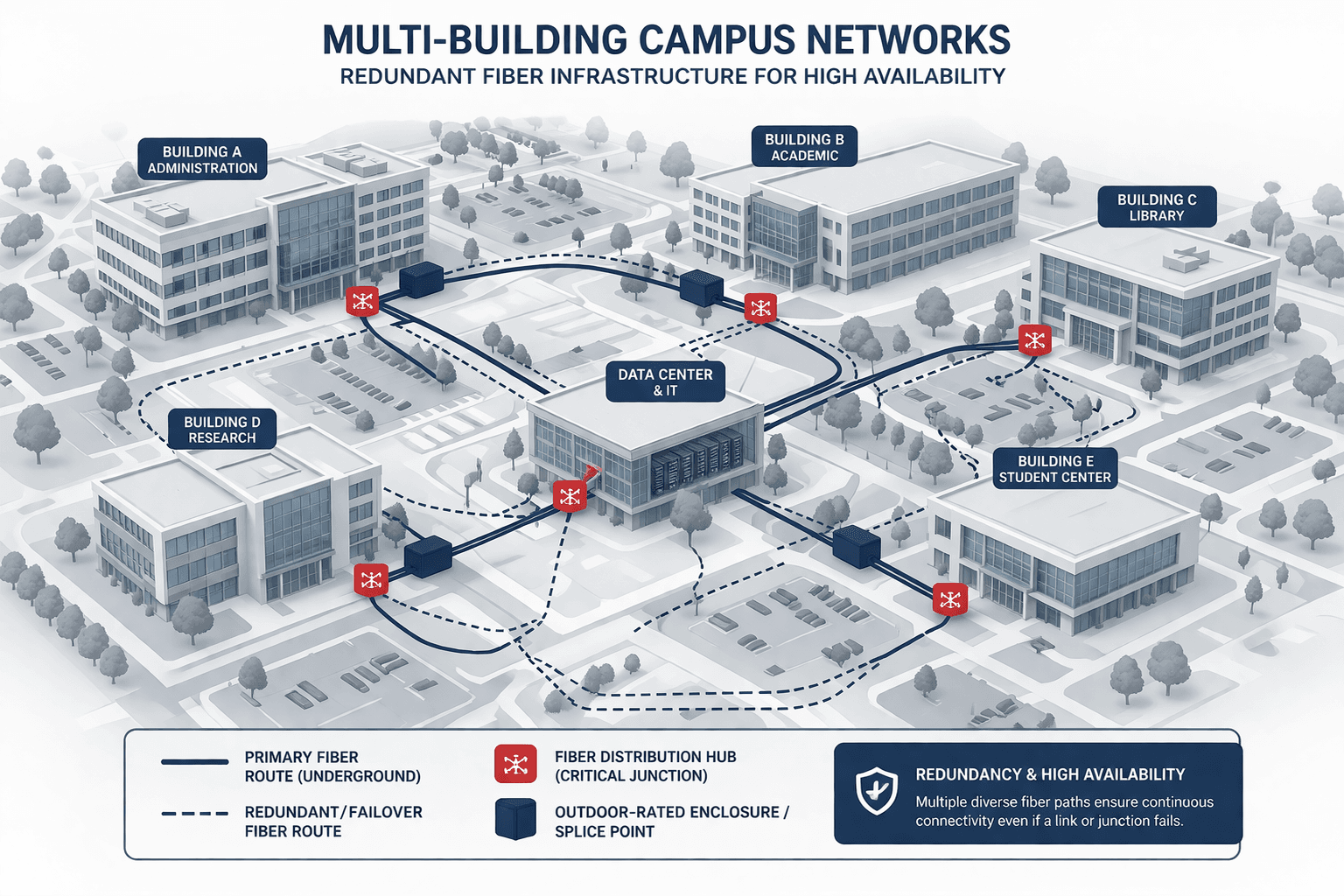 Multi-Building Campus Networks